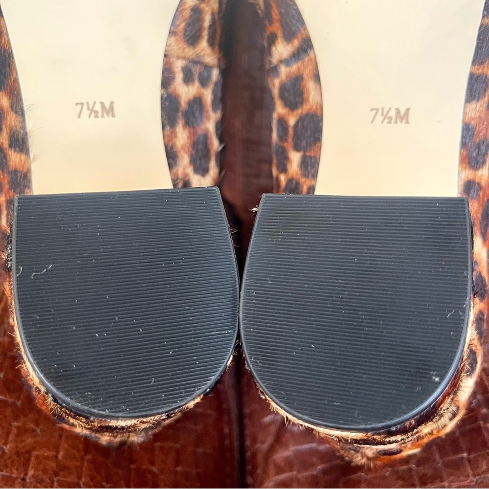Talbots Genuine Leather & Block Heel Pumps Size 7.5 - Picture 10 of 13